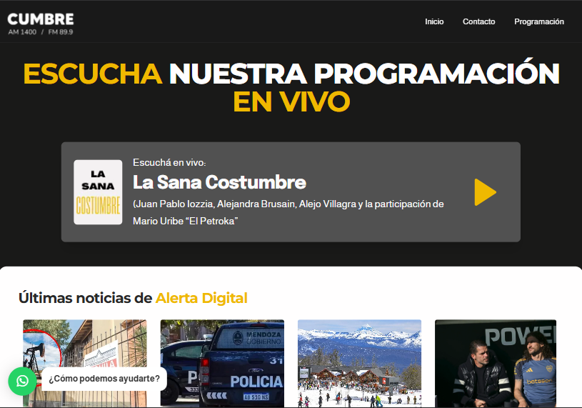 Amcumbre.com Cover