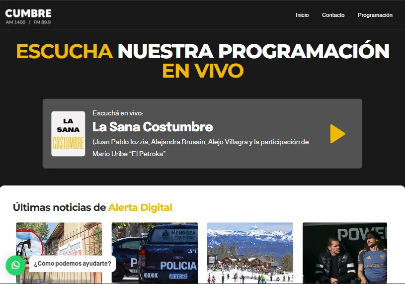 Amcumbre.com Cover